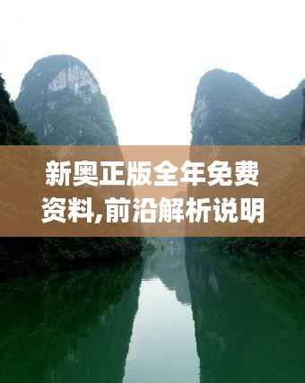 新奥正版全年免费资料,前沿解析说明_复刻版6.118