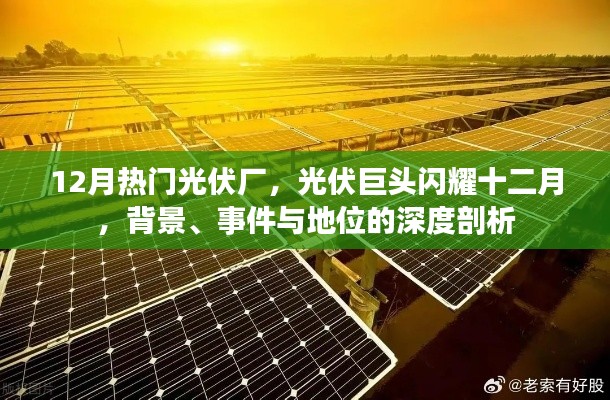 深度解析，光伏巨头闪耀十二月，背景事件与地位一网打尽