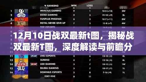 揭秘战双最新T图深度解读与前瞻分析(更新版)