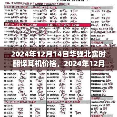 2024年12月14日华强北实时翻译耳机价格全攻略,购买指南与初学者进阶指南
