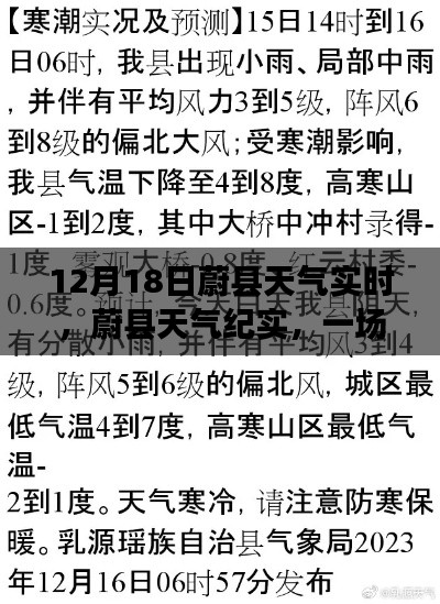 蔚县风云变幻,实时天气纪实报告