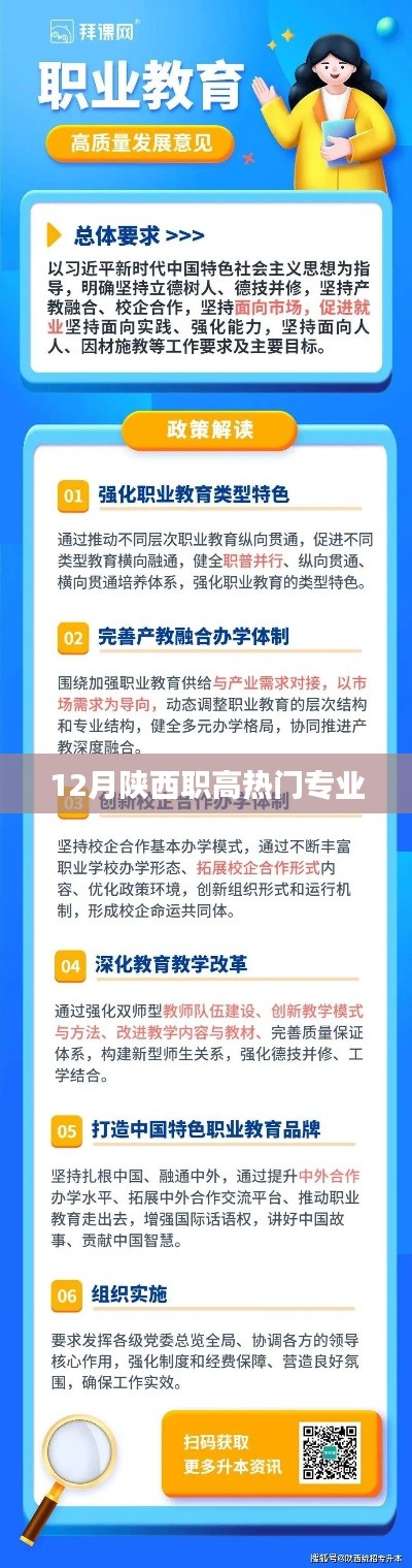 陕西职高热门专业榜单揭晓，12月报考指南
