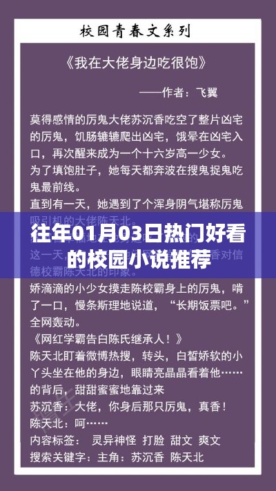 推荐校园小说,精选热门佳作,不容错过