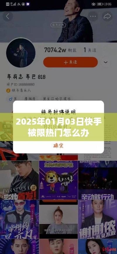 快手热门受限解决方案,应对策略与建议
