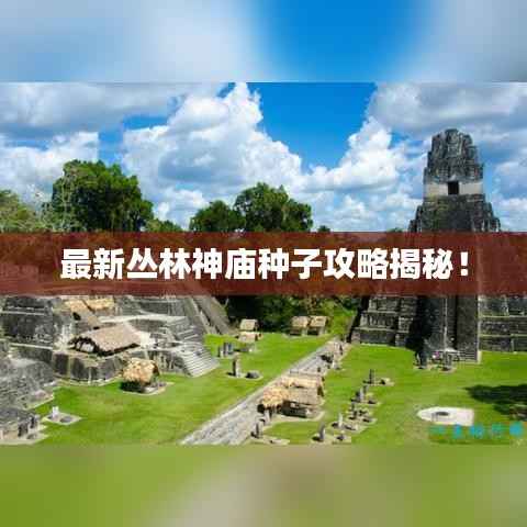 最新丛林神庙种子攻略揭秘!