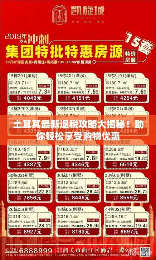 土耳其最新退税攻略大揭秘!助你轻松享受购物优惠